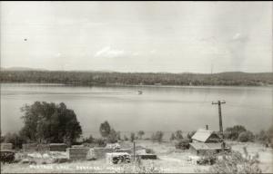 Portage ME Lake View 1950s-60s Real Photo Postcard