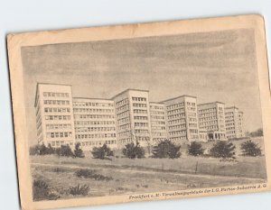 Postcard Interessengemeinschaft Farbenindustrie AG Frankfurt Germany