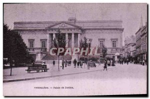Old Postcard Courthouse Angouleme Advertisement Abibon Shoes Wholesale & Deta...