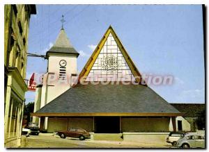 Postcard Modern Dampmart (S & M) The church