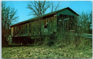 Postcard - Otter Creek Covered Bridge - Holton, Indiana