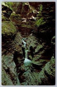 Watkins Glen State Park, Watkins Glen, New York, Vintage Chrome Postcard, NOS