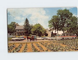 Postcard The Amish Farm & House Lancaster Township Pennsylvania USA