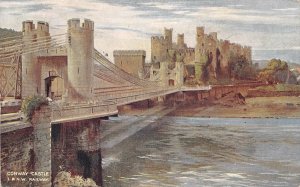uk50842 conwy castle wales uk lnw railway