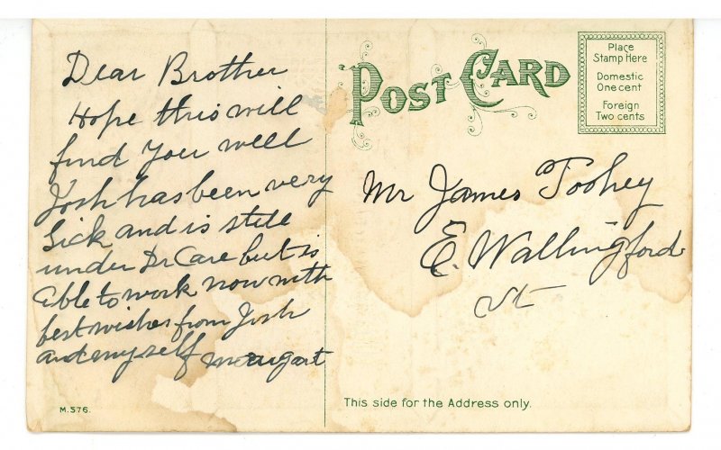 Greeting - Christmas, Xmas     (stained)