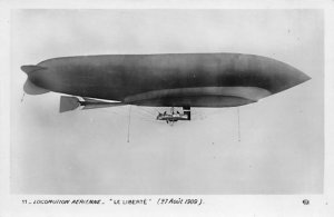 Locomotion Aerienne Le Liberte 1909 Zeppelin Unused 