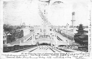 Bird's Eye View of Dreamland Coney Island, NY, USA Amusement Park 1906 