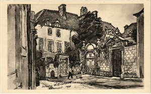 CPA CHAUMONT - Vieux Hotels d'apres un dessin de J. weismann (104692)