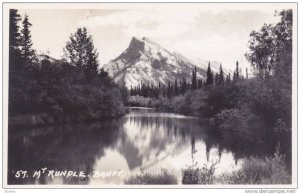 RP, Mt. Rundle, Banff, Alberta, Canada, 1930-1940s