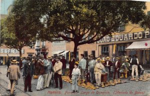 MADEIRA FUNCHAL LARGO do COMERCIO-MERCADO de BOTAS POSTCARD