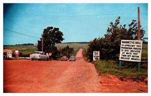 Postcard ROAD SCENE Moncton New Brunswick NB AQ1950