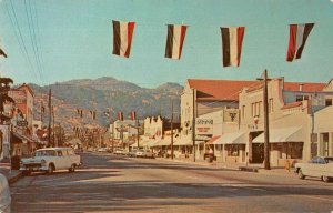 Calistoga California Business District Vintage Postcard AA18398