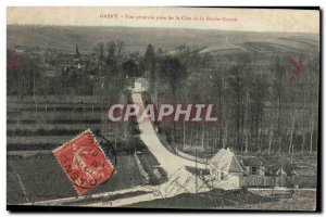 Postcard Old Gasny Vue Generale Prize De La Cote De La Roche Guyon