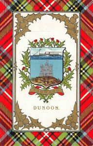 Caledonia Series Dunoon Coat of Arms Postcard