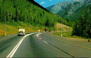 Canada British Columbia Entering Glacier National Park