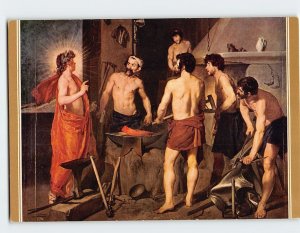 Postcard Vullcano's forge By Velazquez, Museo Del Prado, Madrid, Spain