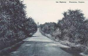 Virginia Warrenton Lee Highway  Albertype