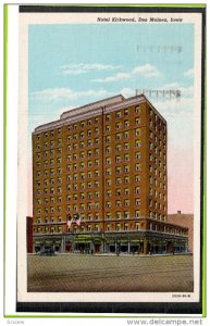 DES MOINES, Iowa, PU-1946; Hotel Kirkwood