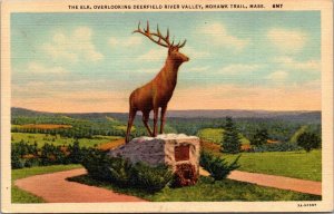 Massachusetts Mohawk Trail The Elk Overlooking Deerfield Valley Curteich