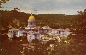 North View, State Capitol Building - Charleston, West Virginia WV  
