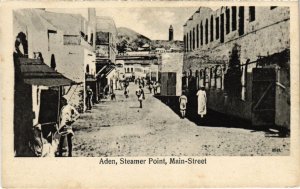 PC STEAMER POINT ADEN MAIN STREET YEMEN (a32122)