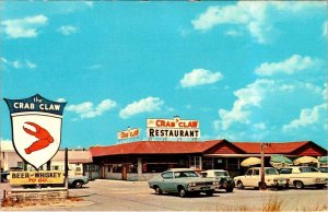 Ocean City MD Maryland CRAB CLAW RESTAURANT Beer/Whiskey To Go ROADSIDE Postcard