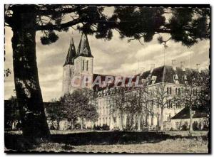 Belgie Belgium Maredsous Abbey Postcard Abbey and esplanade