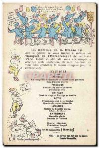 Militaria - Humor - Humor - Illustration class men 19 - Old Postcard