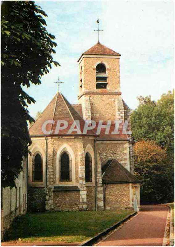 'Postcard Modern Boussy-Saint-Antoine (Essonne) St. Peter''s Church was rebui...