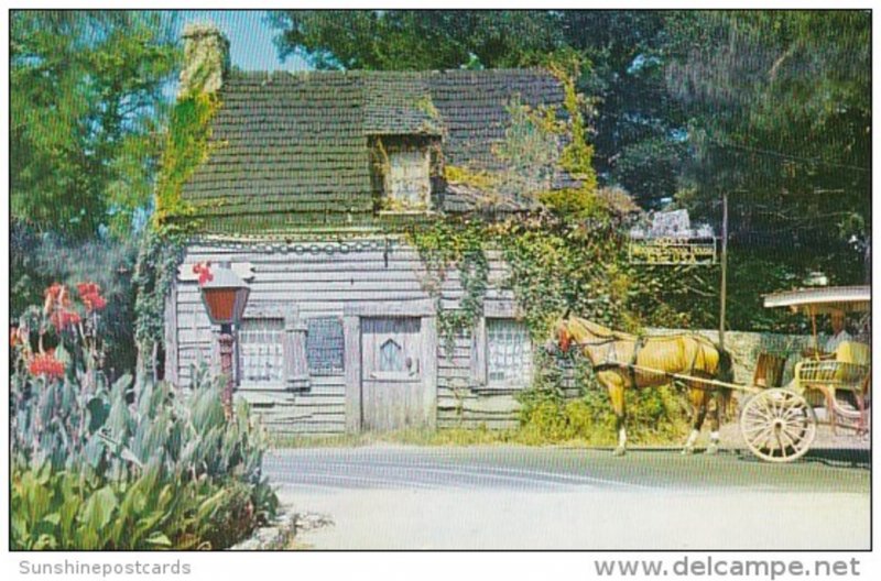 Oldes Wooden Schoolhouse In U S A Saint Augustine Florida