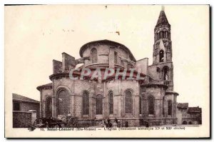 Old Postcard Haute Vienne St Leonard Church