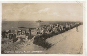 Germany Postcard - Nordseebad Cuxhaven Duhnen - Der Badestrand - Ref TZ432