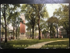 Vintage Postcard 1901-1907 Brown University Campus & Carrie Tower Providence RI