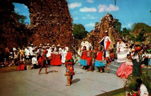 Panama Folklore Presentation Panama City Vintage Postcard 04.01