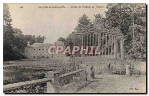 Old Postcard surroundings Gaillon Grid Chateau de Jeufosse