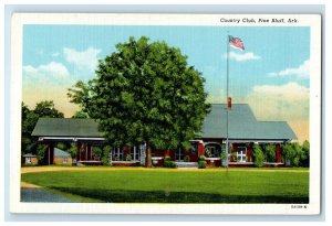 c1930's View Of Country Club Pine Bluff Arkansas AR Unposted Vintage Postcard