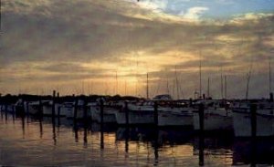Indian River Yacht Basin - Rehoboth Beach, Delaware DE Postcard