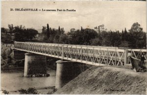 CPA AK ORLEANSVILLE Le Nouveau Pont de Ponteba ALGERIE (1188900)