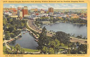 General Douglas MacArthur Park Wilshire Boulevard, Shopping District Los Ange...