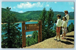 Navajo Utah UT Postcard lake Lofty Peaks Highway Exterior c1960 Vintage Antique