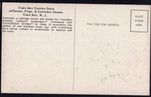 New Jersey CAPE MAY Country Store, Jefferson, Page & Columbia Street 1950s-1970s