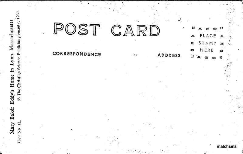 Eddy's Home 1940s Lynn Massachusetts RPPC real photo postcard 10020