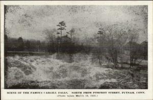 Putnam CT 1936 Flood Postcard #3