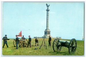 Union Gun Crew Cannon Civil War Highway Post Office Harris Fred HPO Postcard