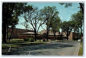 Clow Social Science Center Oshkosh State University Wisconsin WI Postcard 