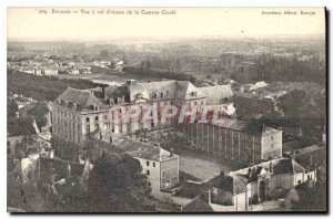 Old Postcard Bourges View has a straight Conde Army Barracks