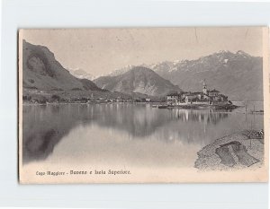 Postcard Baveno e Isola Superiore Lago Maggiore Baveno Italy