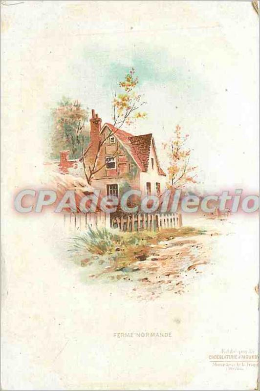 Postcard Old Farm Normande