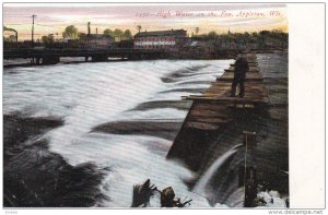 APPLETON, Wisconsin, 1900-1910s; High Water On The Fox