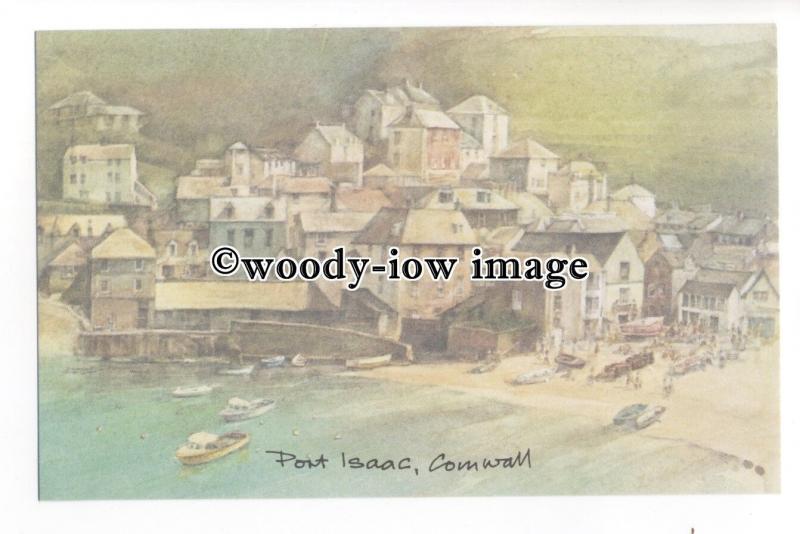 DS106 - Cornwall - Port Isaac Beach & Cottages. Artist - David Skipp - Postcard